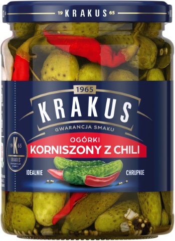 Krakus Ogórki Korniszony z Chili